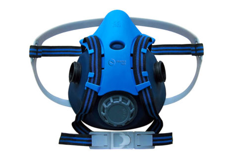 Reusable respirator half mask, double filter