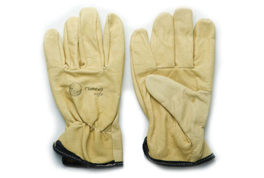 Natural cowhide leather gloves, engineer