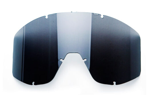Dark visor with anti-fog