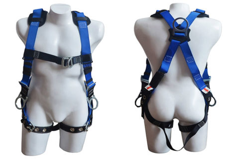 Full body harness, 4 D-rings, multi-purpose  (H)